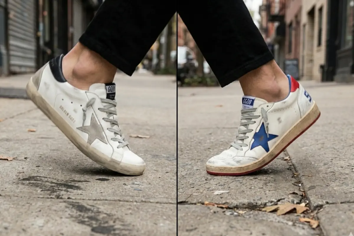 All-day comfort test Golden Goose Ball Star and Golden Goose Superstar